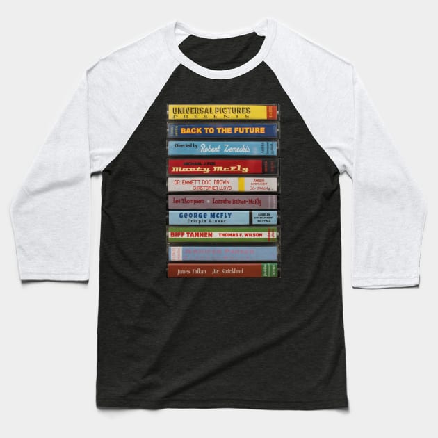 Back to the Future Baseball T-Shirt by JordanBoltonDesign